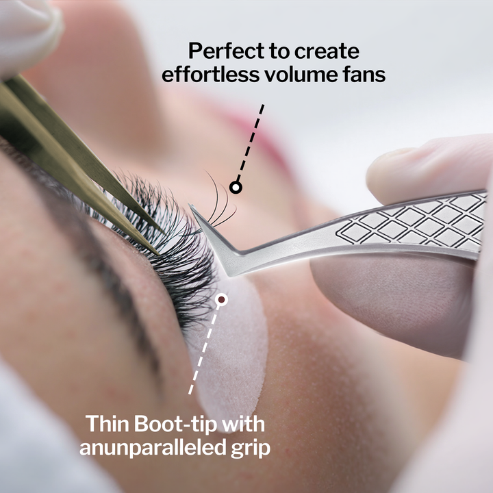 Boot Tip Platinum Volume Tweezer